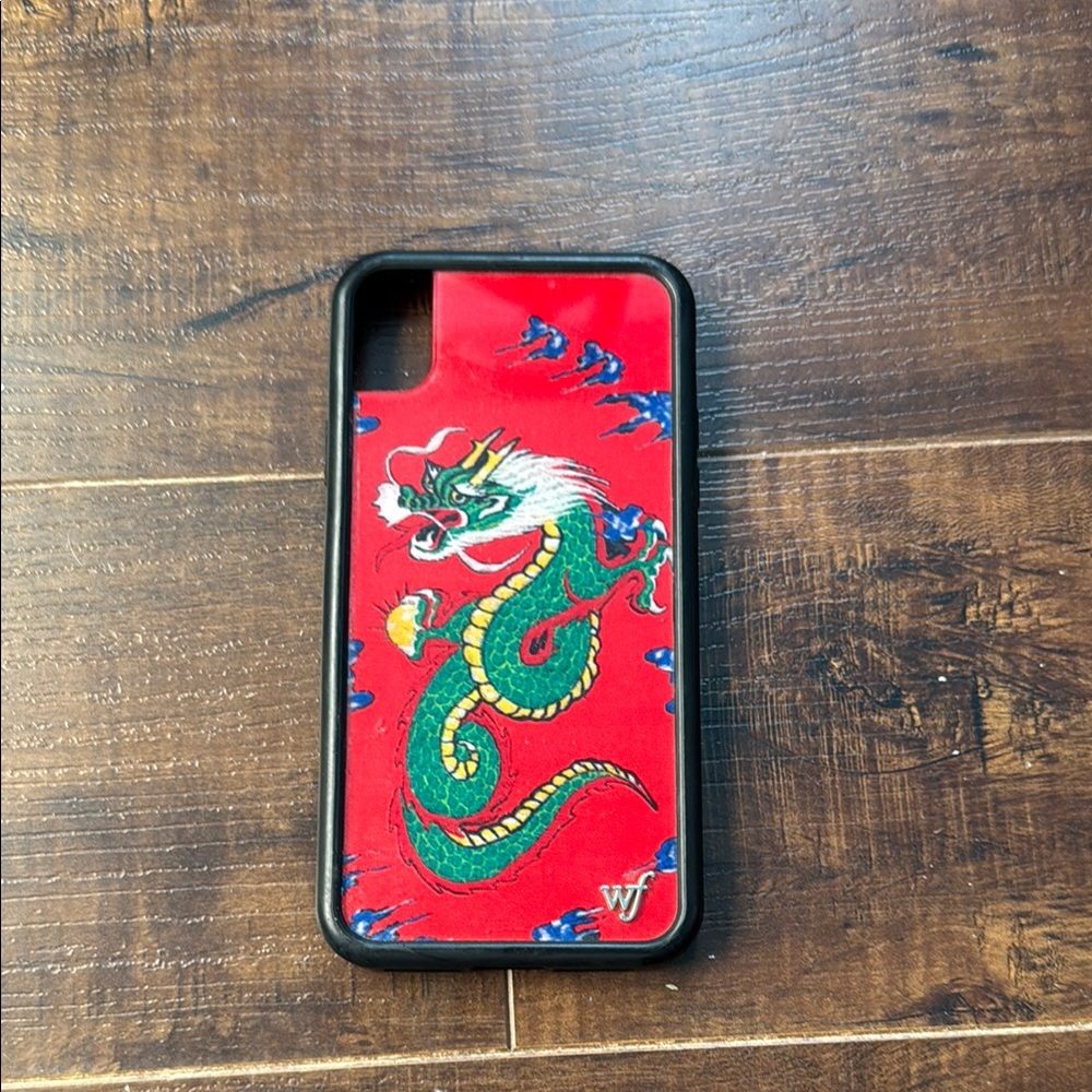 Wildflower Dragon Phone Case - Red